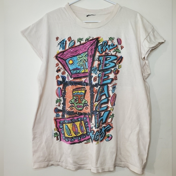 The Beach Boys Vintage 1993 Concert T-Shirt Summer In Paradise Tour Brockum Tee - Picture 1 of 12